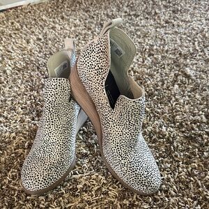 Toms Women's Ankle Booties - Black and Cream